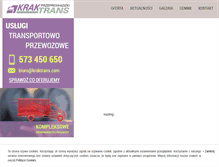 Tablet Screenshot of kraktrans.com